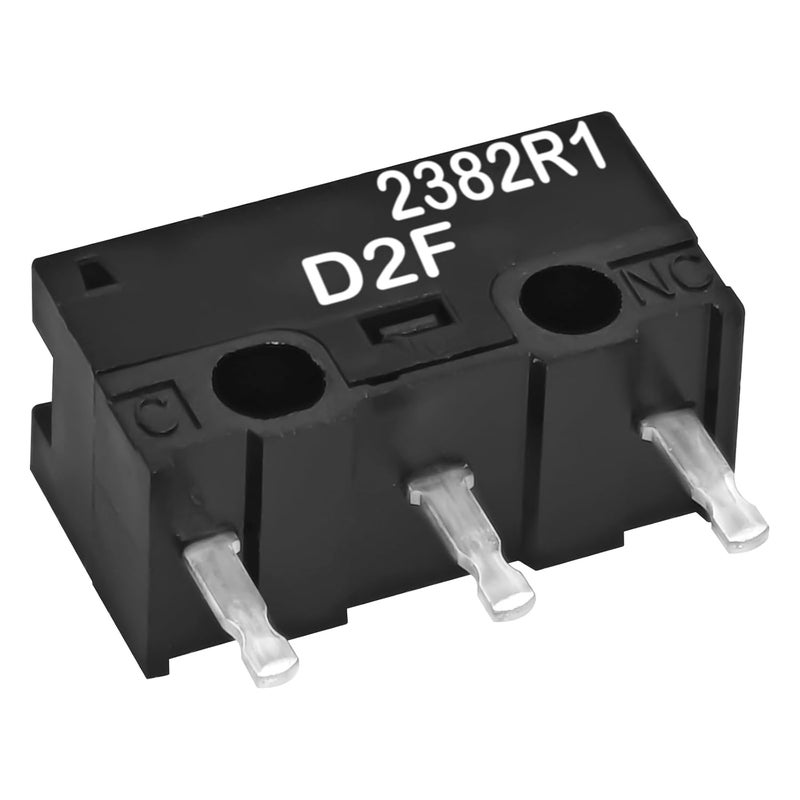 Formiden D2F Mouse Micro Switch (Pack of 6) - 1.47N Force, 10 Million Cycles Fretting Switch High-Durability Grey Alloy - Image 2